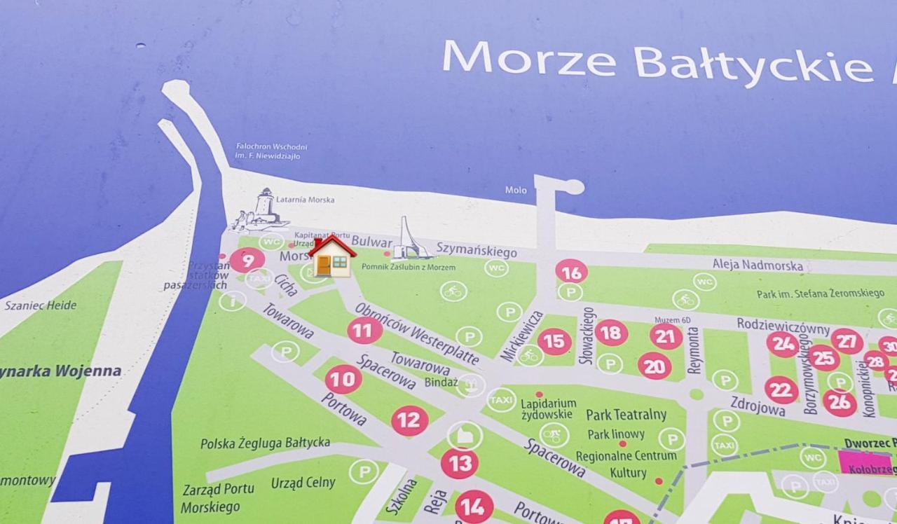Apartament Z Garazem W Kolobrzegu Lägenhet Exteriör bild